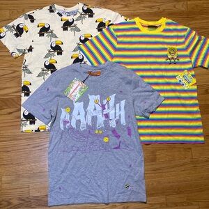 3 T-Shirt BUNDLE Men’s Sz L New! All T-shirts In Photo..New! B